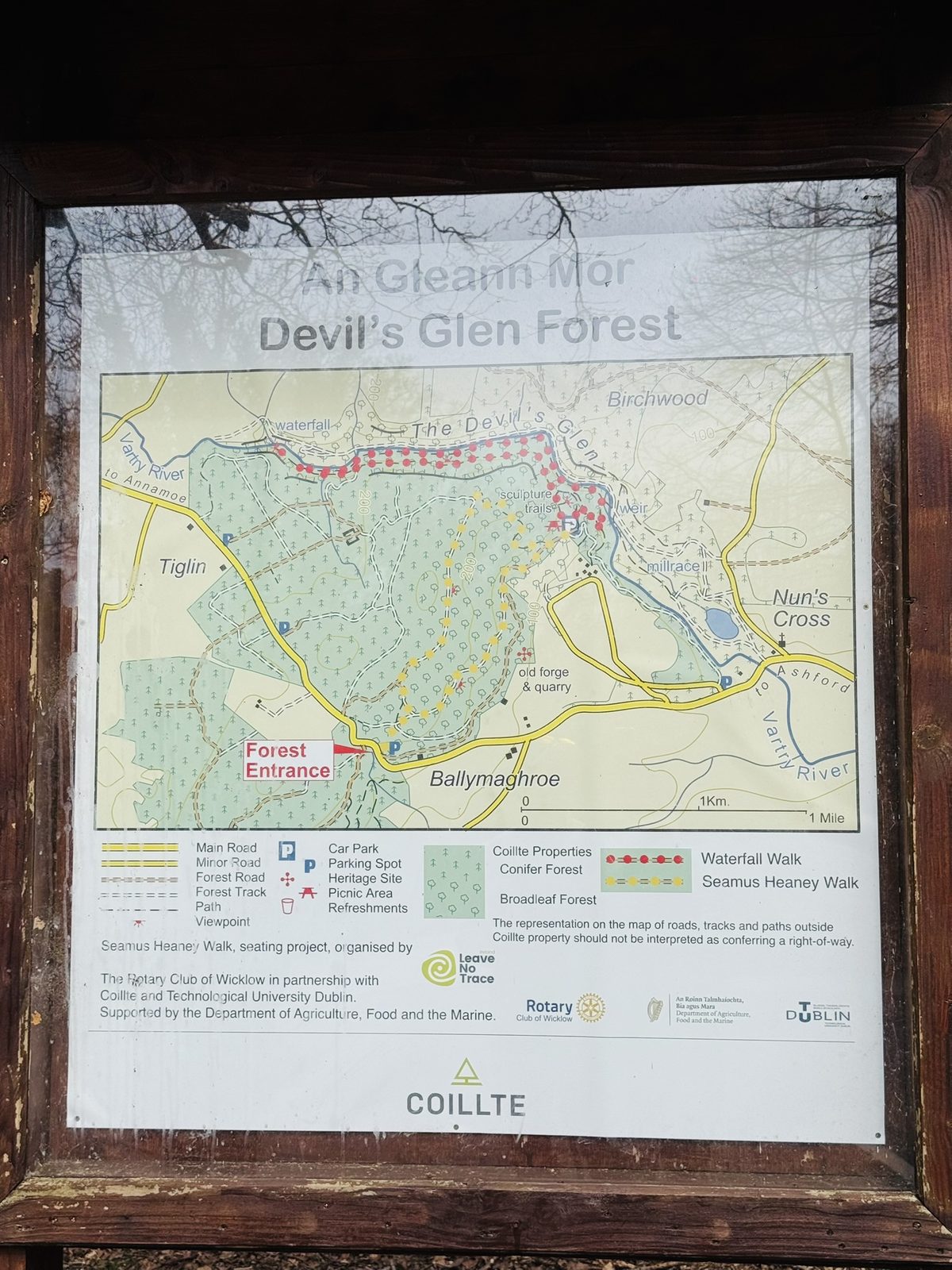 Devil's Glen sculpture trail