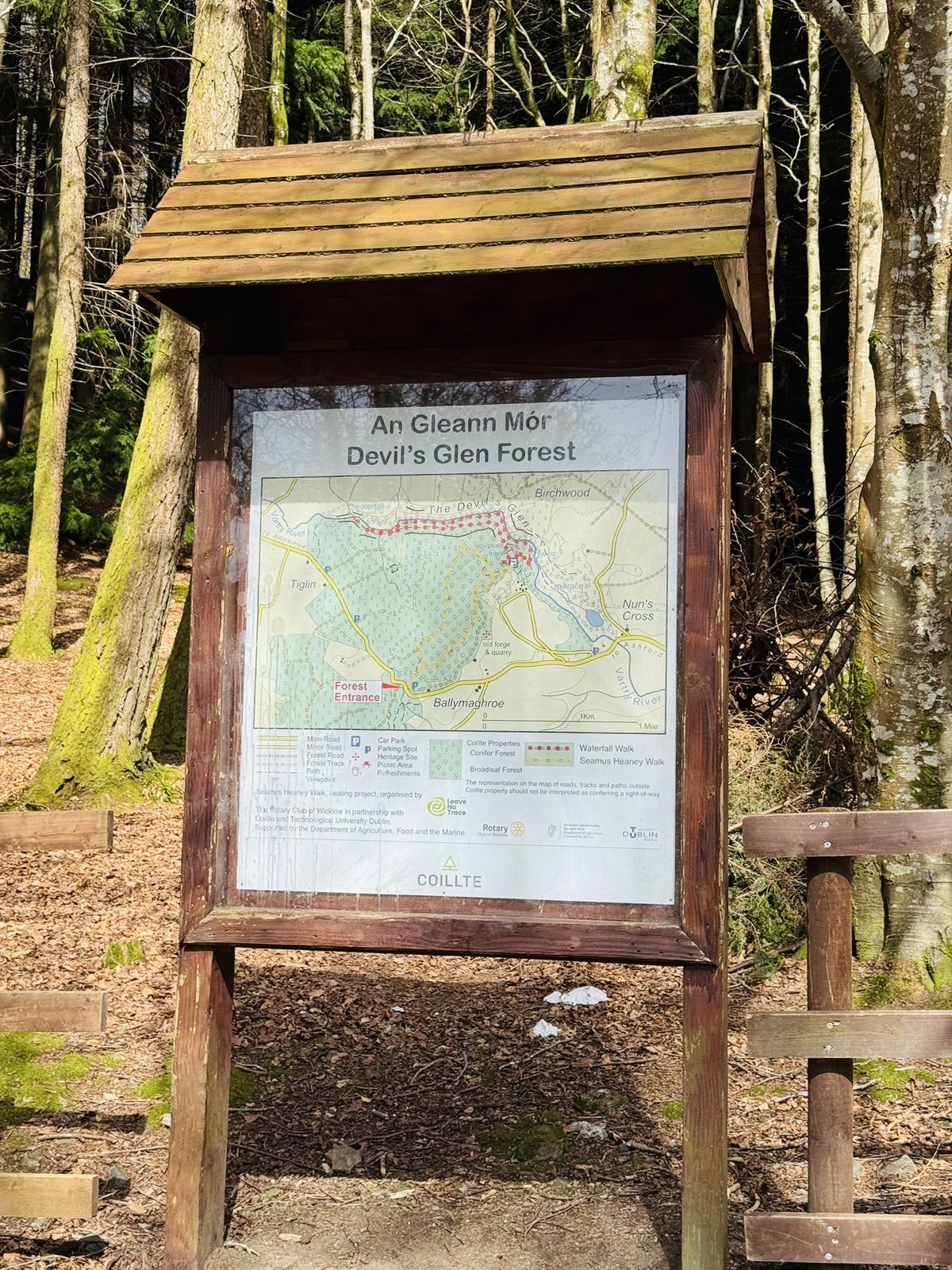 Devil's Glen waterfall