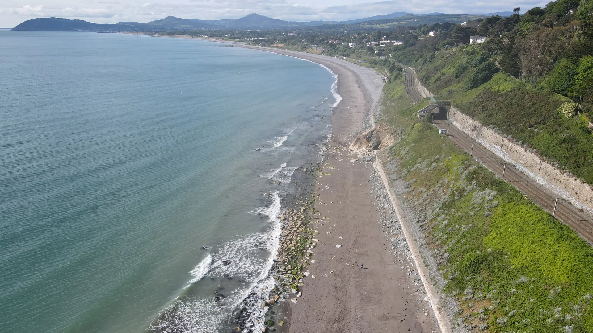 Killarney Beach from drone