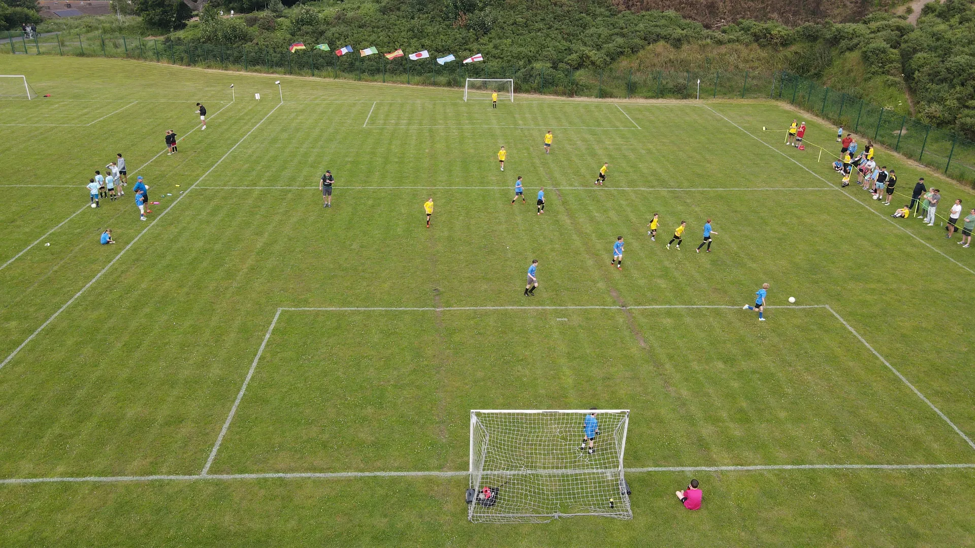 Wicklow countryside drone