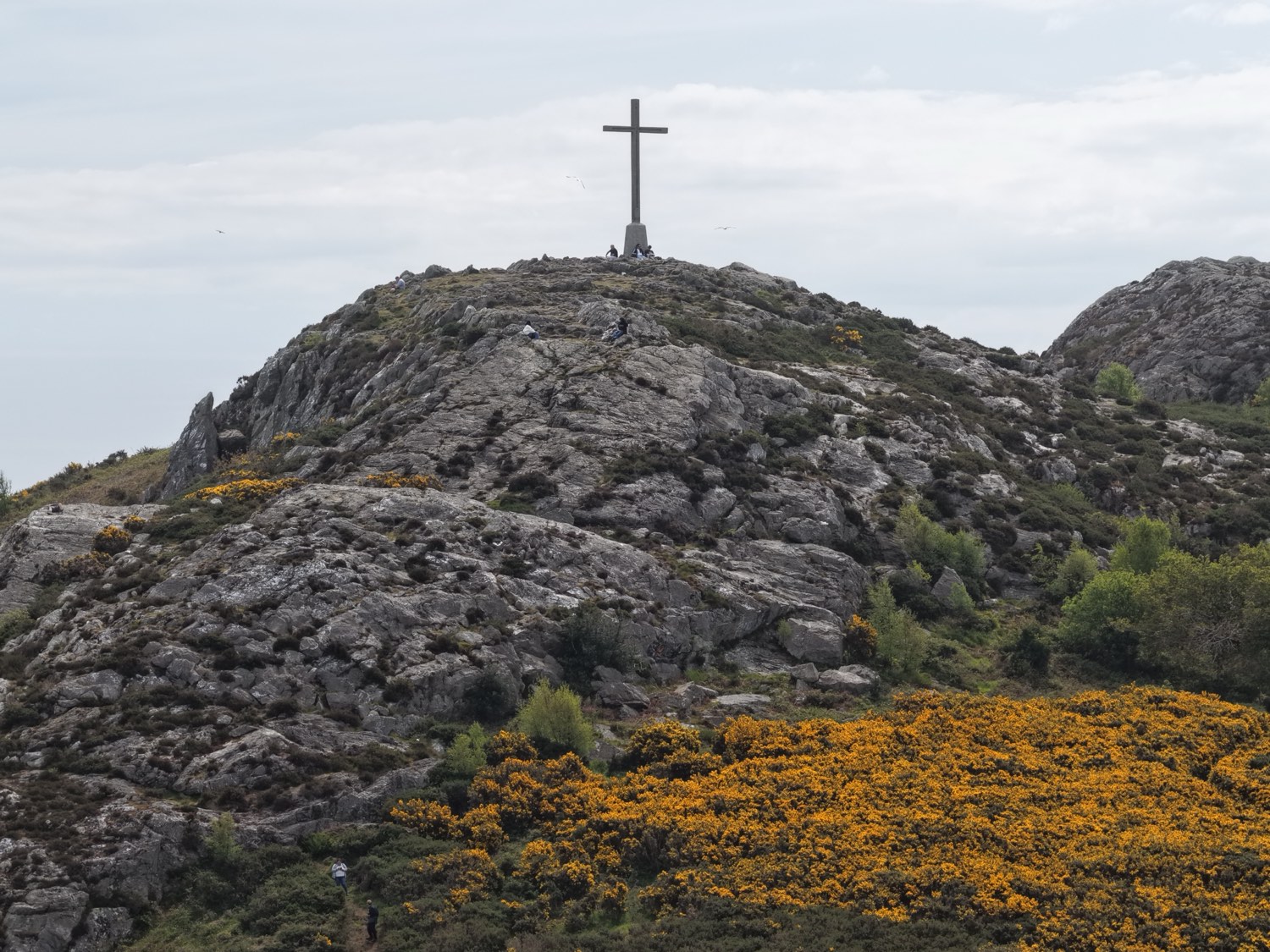 The summit cross on Bray Head
