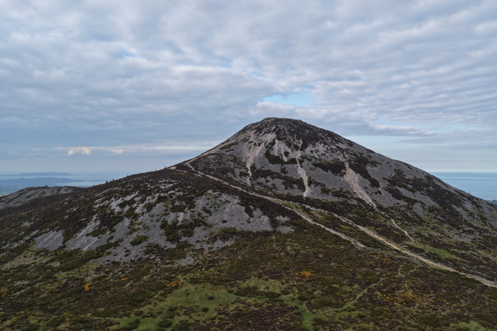 The Great Sugar Loaf's conical peak