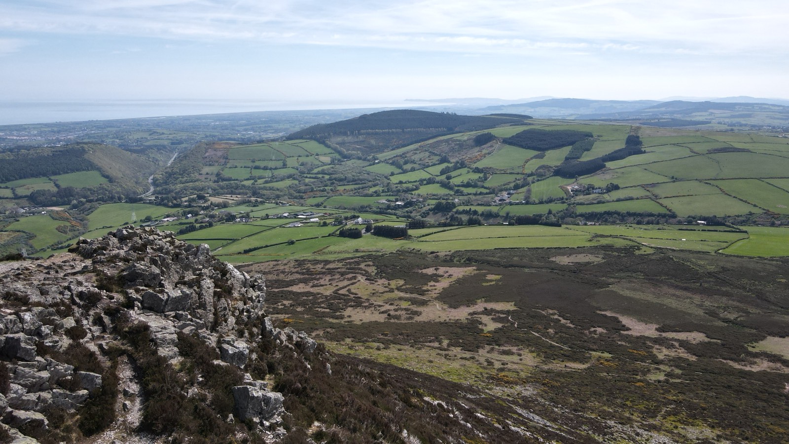 Wicklow valley views from the Great Sugar Loaf