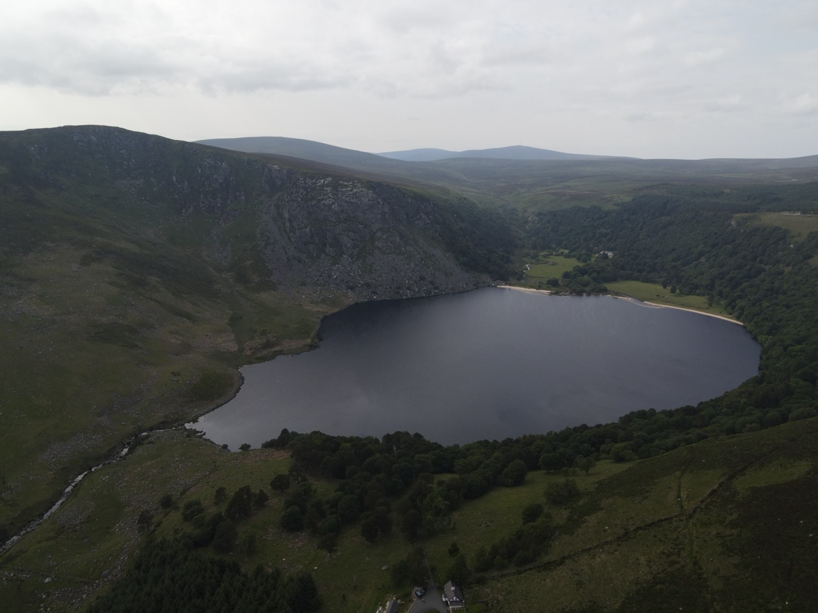Lough Tay from above